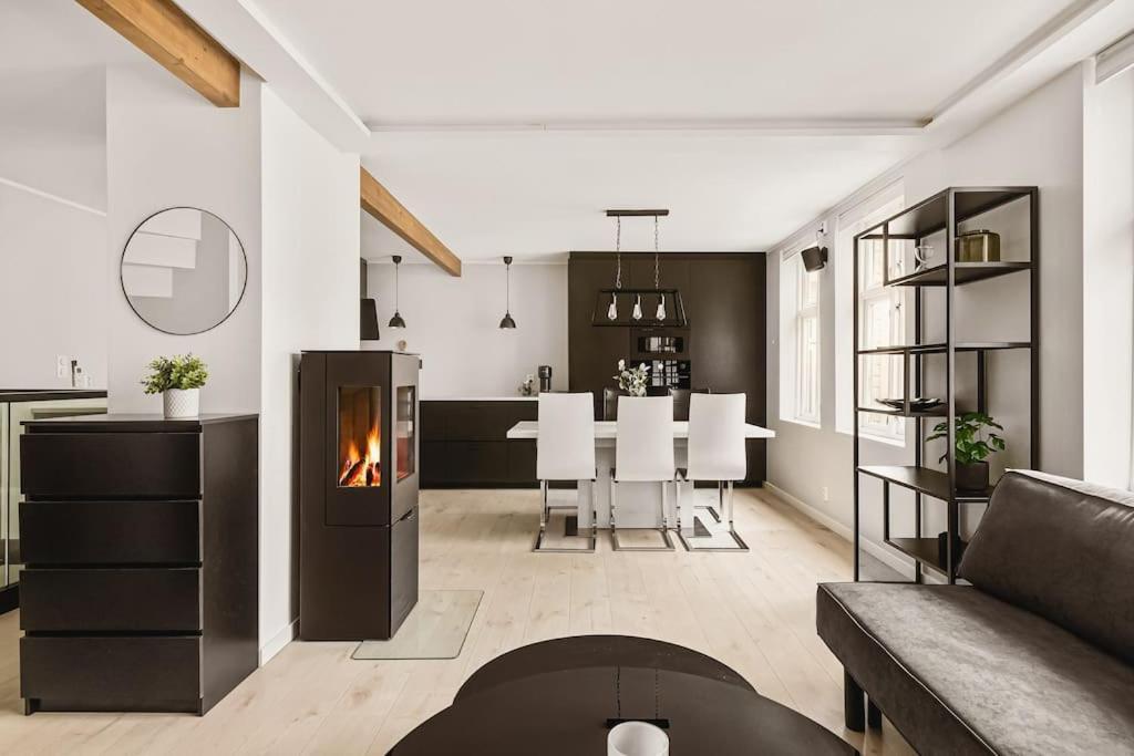 Dinbnb Apartments I Luxury Feel 100M From Bryggen Берген Екстер'єр фото