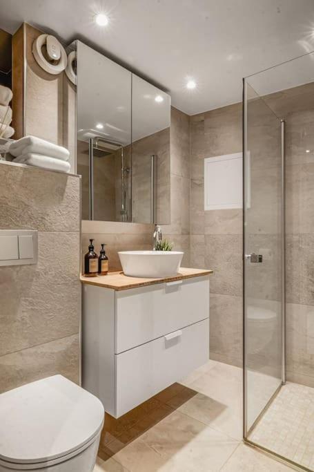 Dinbnb Apartments I Luxury Feel 100M From Bryggen Берген Екстер'єр фото